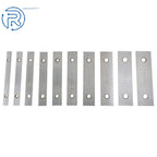 Set of 10 Steel Parallel Blocks 1/8" for Milling