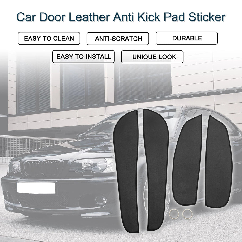 Set of 1 Car Door Leather Anti Kick Pad Sticker for BMW 3 Series (2009–2012)