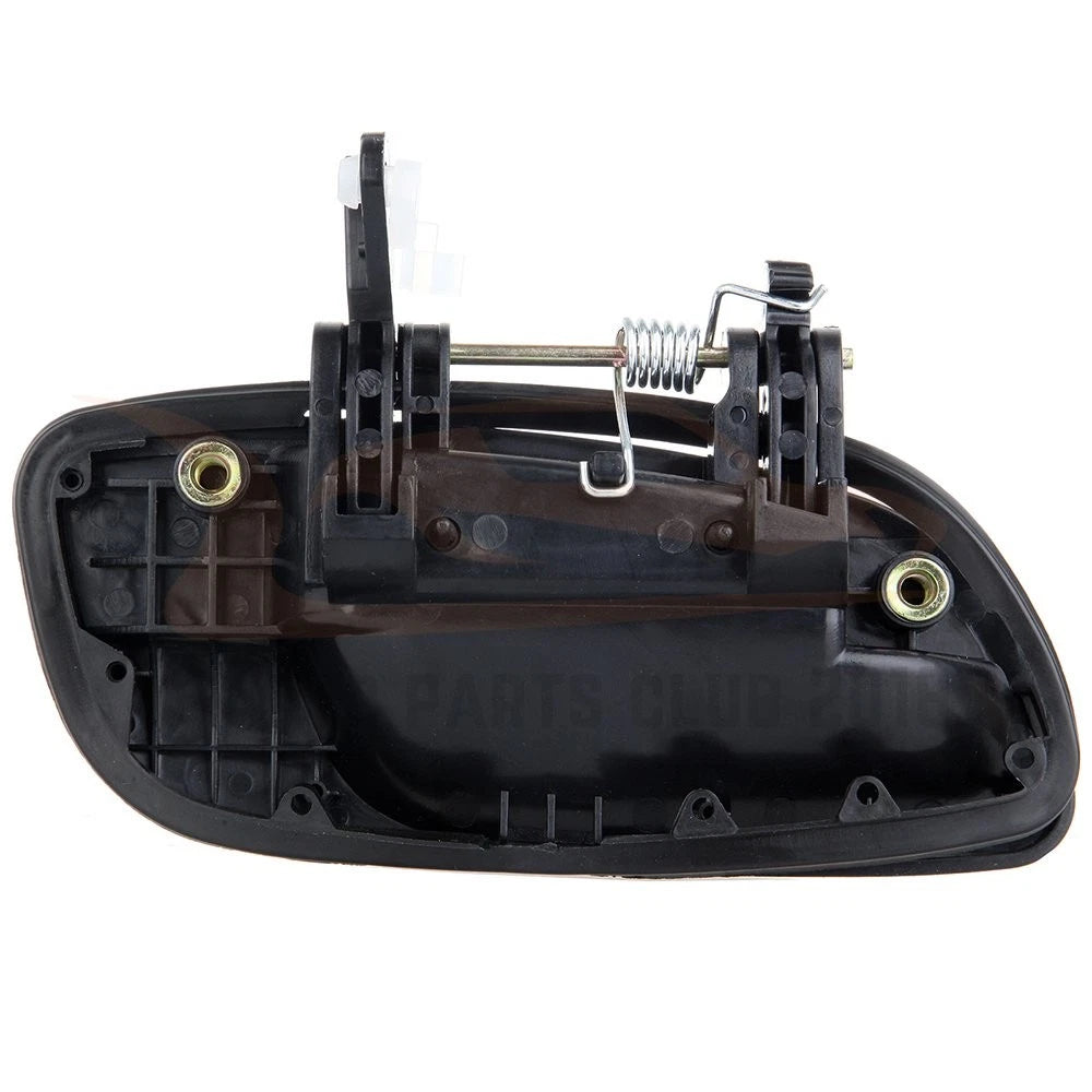 Door Handle for Hyundai Elantra (2001-2005) Black Exterior Rear Left