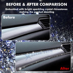 Rhinestone Dashboard Line Trim for Auto (16.4 Ft, 2010-2025)