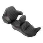 Dual Gel Seat Backrest Pad for Harley Electra Street Glide (2014-2023)