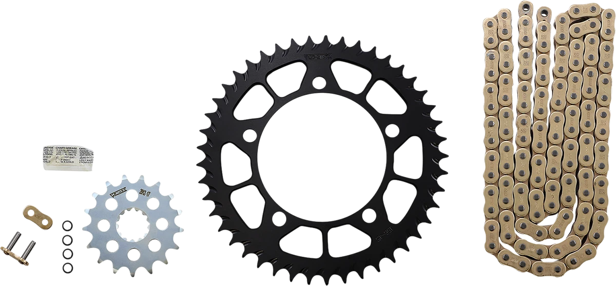 Vortex Chain and Sprocket Kit for BMW S1000RR (2010–2023) CKG7615, Gold