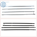 Set of 4 Chrome Weatherstrip Window Moulding Trim Seals for Accord (2003–2007)