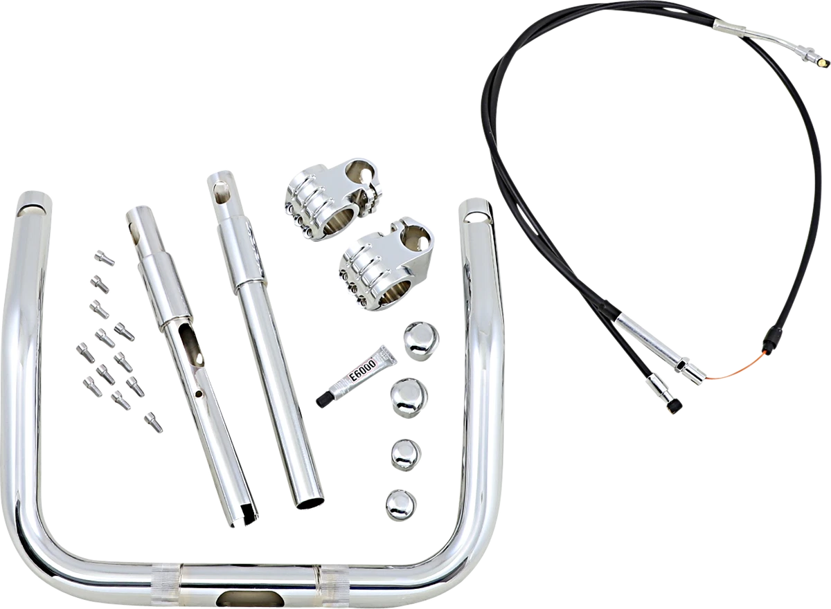 Klock Werks Klip Hanger Handlebar for Indian (2014–2023) - Chrome KWH-04-0507