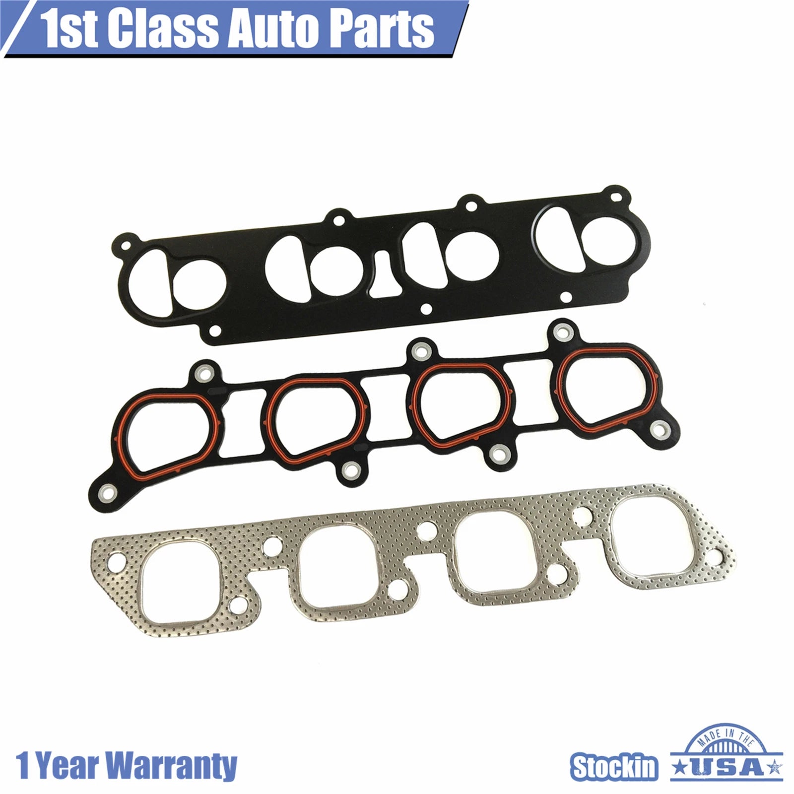 Cylinder Head Gasket Set with 10 Bolts for Ford Focus (2000–2011)