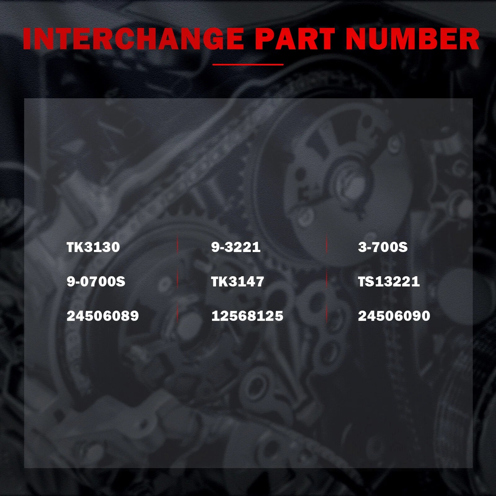 Timing Chain Kit for Chevrolet Impala, Pontiac Grand Am (2000–2005)