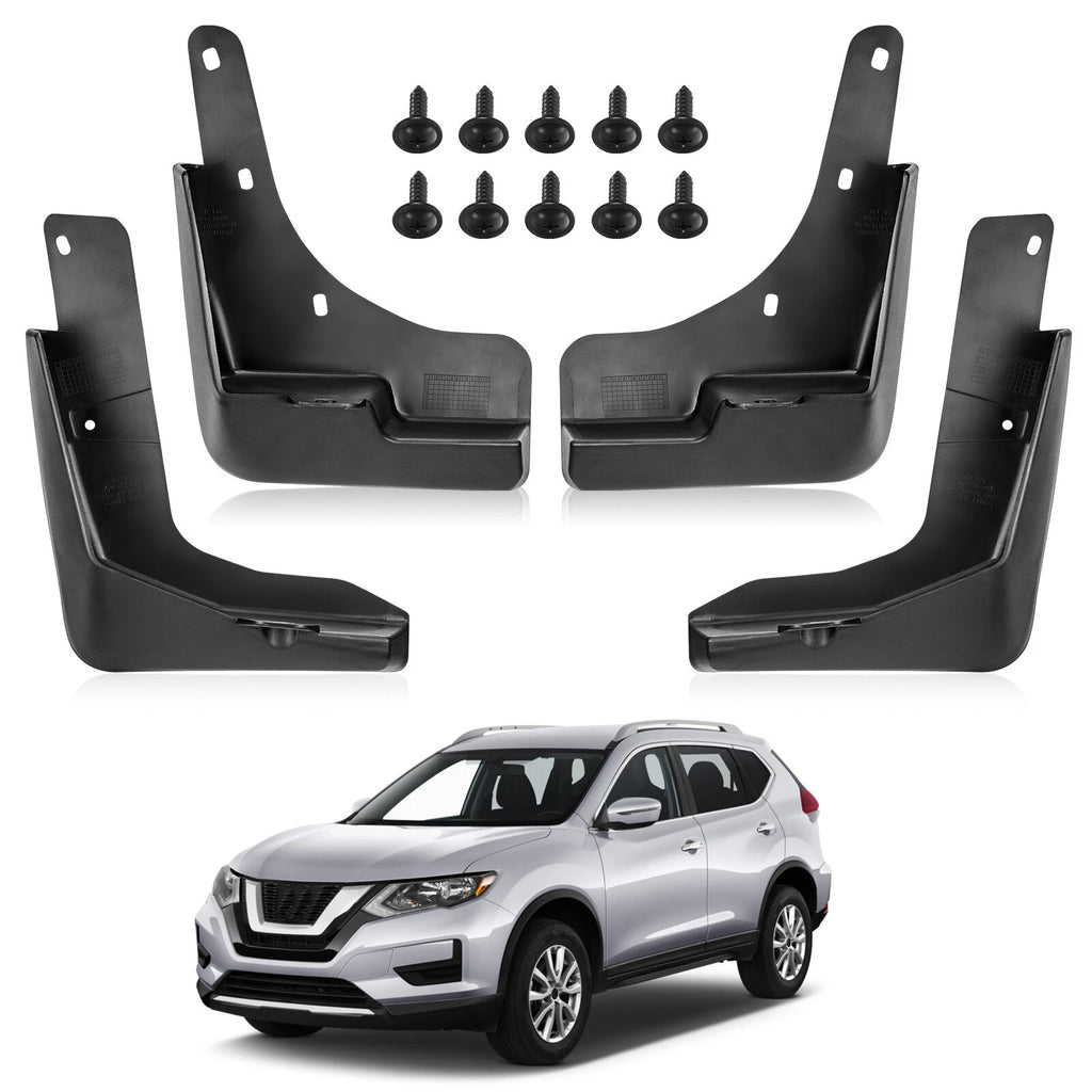 Mud Flaps Splash Guards for Nissan Rogue X-Trail (2014–2021) 4PC