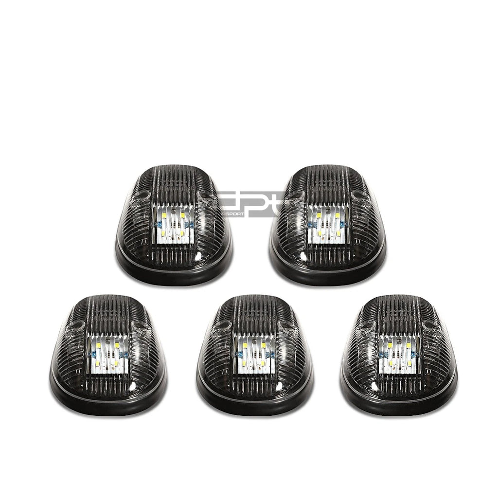 5Pcs Black Housing Yellow LED Cab Roof Running Light for Dodge Ram (1999–2001)