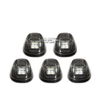 5Pcs Black Housing Yellow LED Cab Roof Running Light for Dodge Ram (1999–2001)