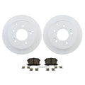 Disc Brake Rotors & Ceramic Brake Pads Kit for Kia Forte Koup (2010–2016)