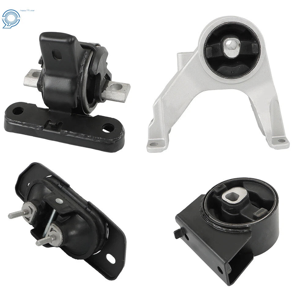 4X Engine Motor & Trans Mount Set for Dodge Journey (2011–2018) 3.6L AWD