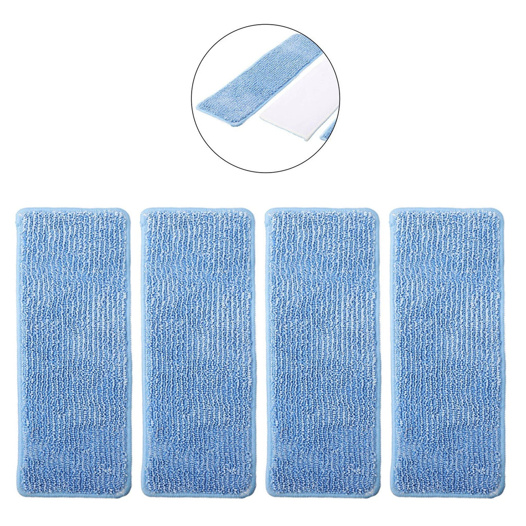 Set of 4 Mop Cloths for Floor Cleaning (Compatible with )