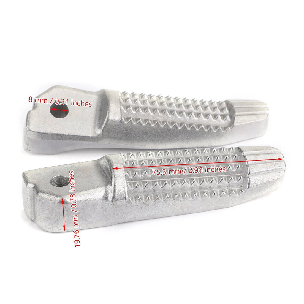 Rear Footrests Foot Pegs for BMW F800R K1300S K1300R K1200S K1200R R1200S (2007–2017)