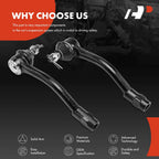 2X Front Outer Tie Rod End Kit for Hyundai Accent Kia Rio (2012-2013)
