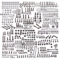 659pcs Stainless Steel Bolt Screw Set for Yamaha Banshee YFZ350 (1987–2006)