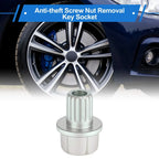 Wheel Lock Lug Nut for BMW Anti Theft Removal Key Socket Adapter