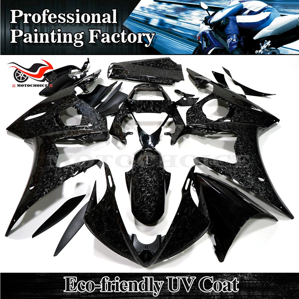Forged Carbon Fiber Style Fairing Kit for Yamaha YZF R6 R6S (2003–2009)