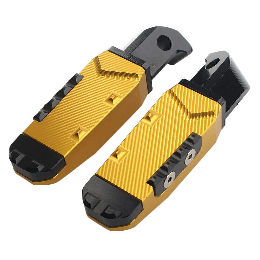 CNC Rear Passenger Footrests Foot Pegs for Yamaha FZ1 YZF R3 (2006–2020) Gold