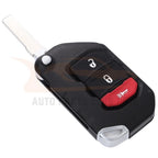 Key Entry Remote Fob 3 Buttons for Jeep Wrangler Gladiator (2018–2021)