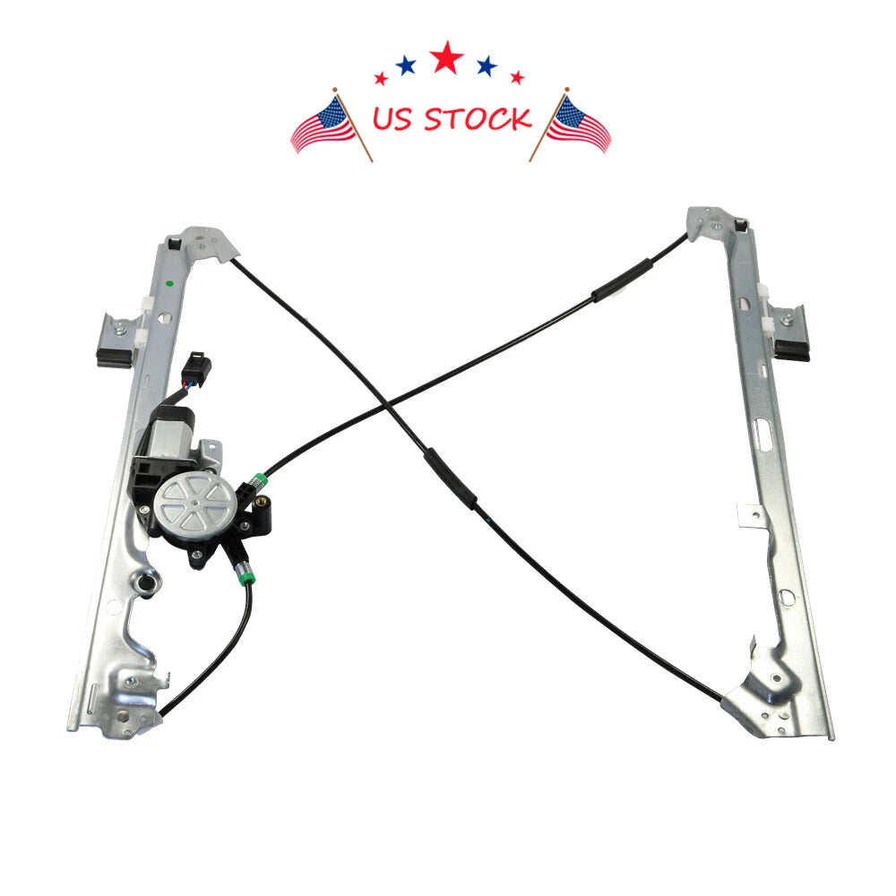 Front Driver Side Power Window Regulator with Motor for Silverado (1999-2007)