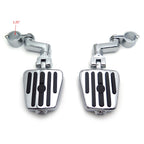 Rebelion Skull Highway Foot Pegs for Harley Wide Glide Street Glide (2010–2023)