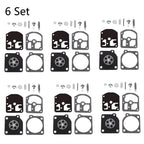 Set of 6 Carburetor Repair Kits for ZAMA RB-11 Stihl 010 011 011AV