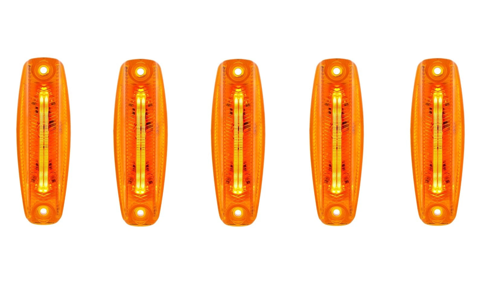 LED Cab Roof Marker Lights Amber for Freightliner Cascadia (2008–2024)