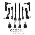 12pc Front Ball Joint and Idler Arm Kit for Chevy Silverado 1500 2500 HD (2007-2018)
