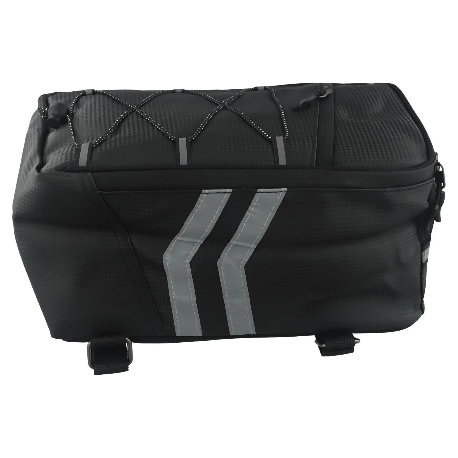 8L Tail Bag for Motorcycle PU Leather Waterproof Large Capacity Storage Bag