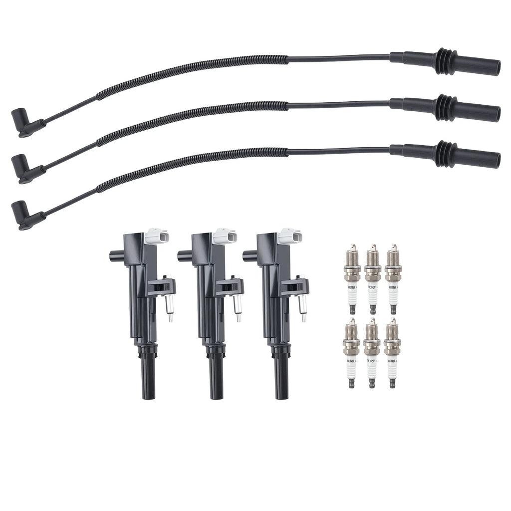 Ignition Coil & Spark Plug Wire Set for Dodge Nitro (2009–2011)