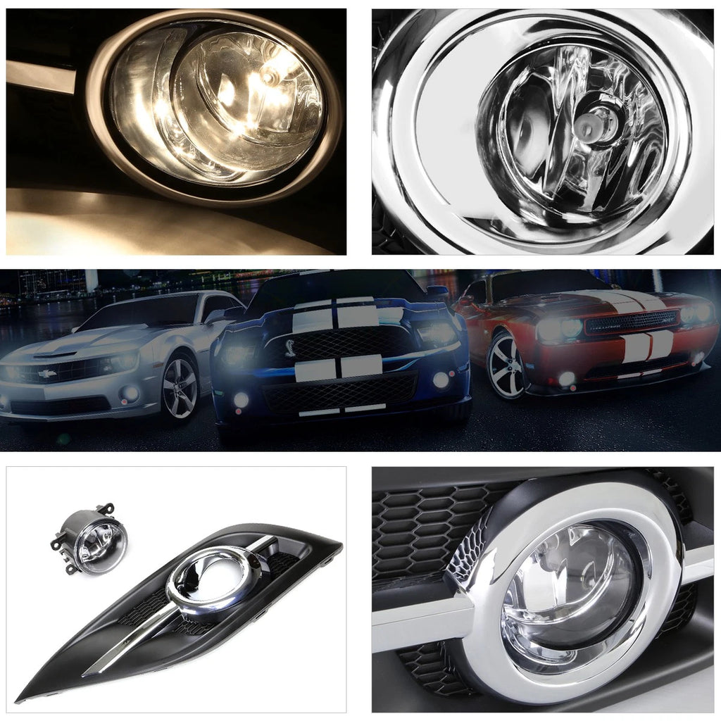 Chrome Amber LED Projector Headlight for Honda Accord Sedan (2016–2017)