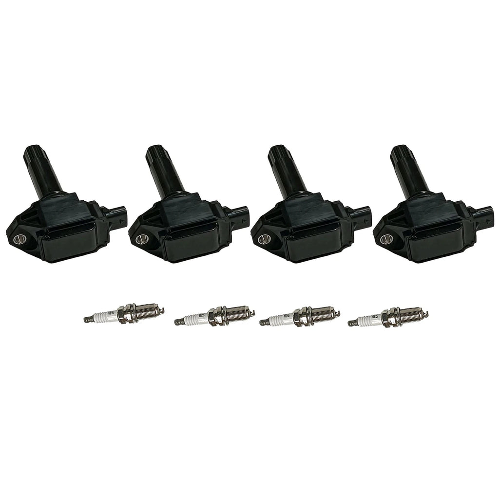 Set of 4 Ignition Coils & Iridium Spark Plugs for Subaru Forester (2014–2016)