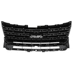 Front Bumper Upper Grille for Ford Explorer (2016–2017) Glossy Black