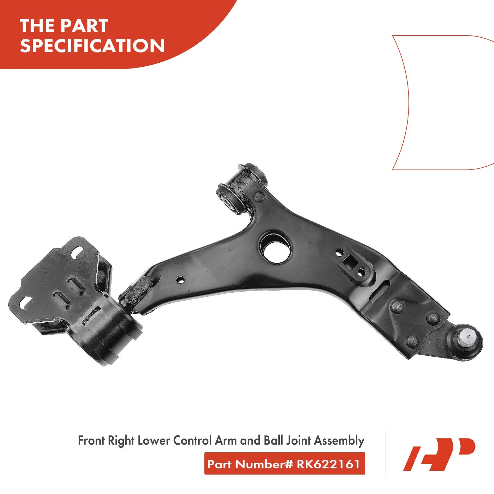 Front Right Lower Control Arm with Ball Joint for Ford Escape (2013-2019)