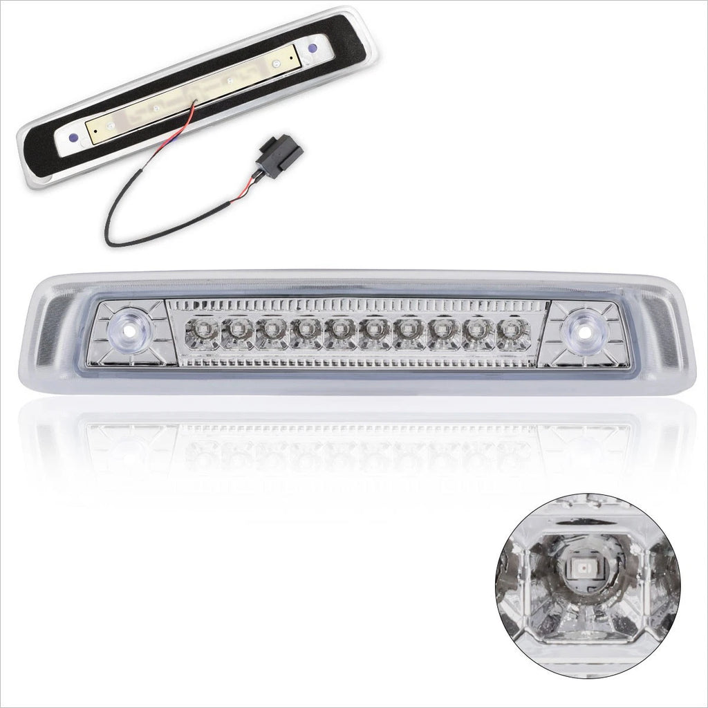 Full LED Third Tail Brake Light for Jeep Commander (2006–2010) Chrome