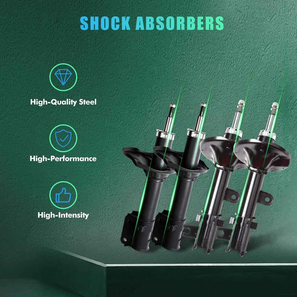 Set of 4 Struts and Shocks for Hyundai Tucson Kia Sportage (2005–2009)