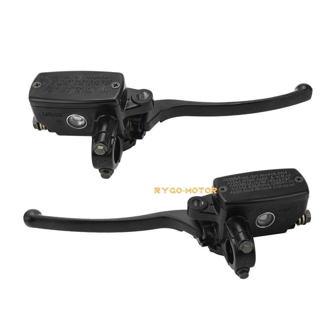 Brake Master Cylinder & Clutch Lever Set for Honda Yamaha Suzuki Kawasaki (7/8")