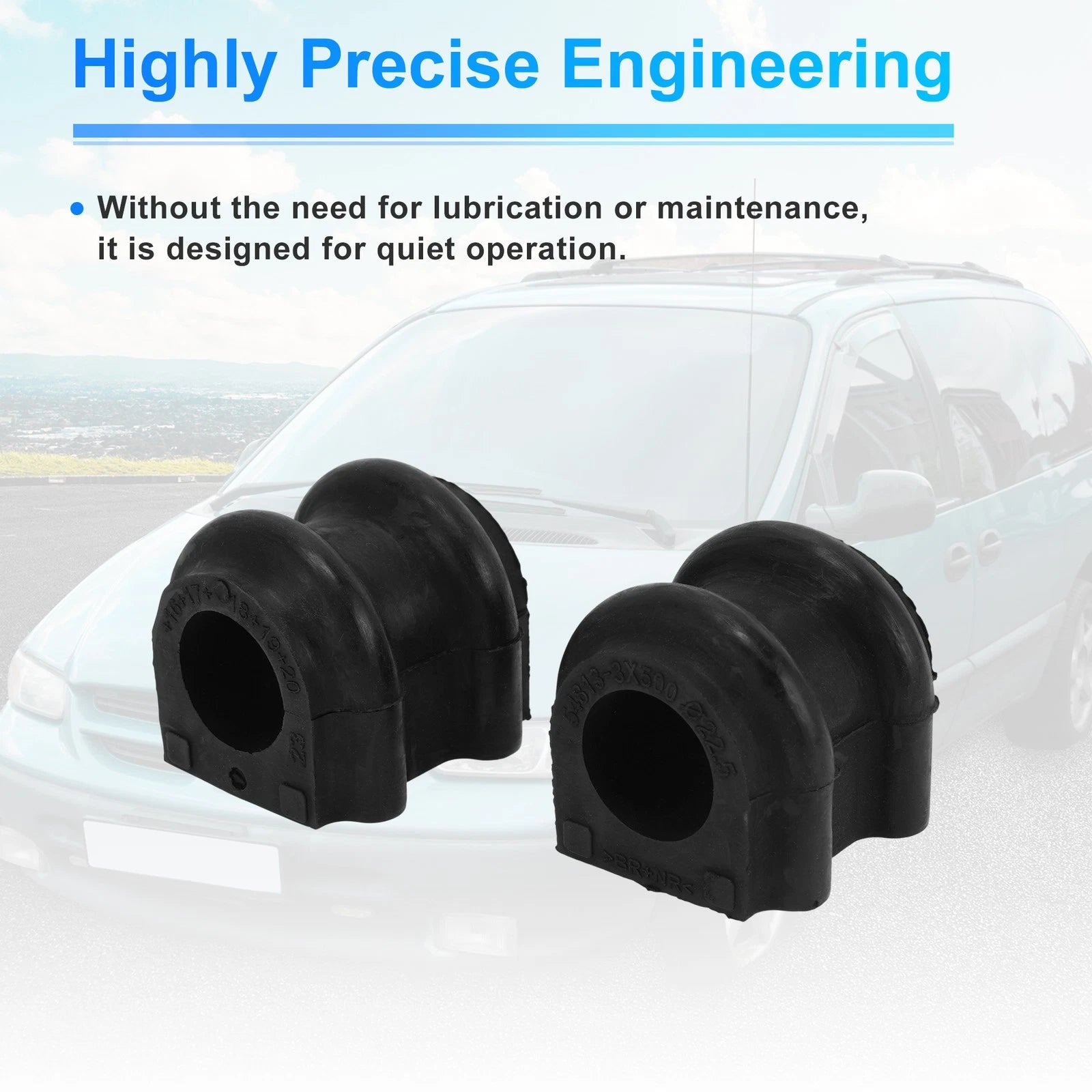 2X Stabilizer Sway Bar Bushing Kit No.548133X500  