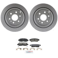 Bosch Rear Quietcast Rotors & Ceramic Disc Brake Pad Kit for Chevrolet Traverse