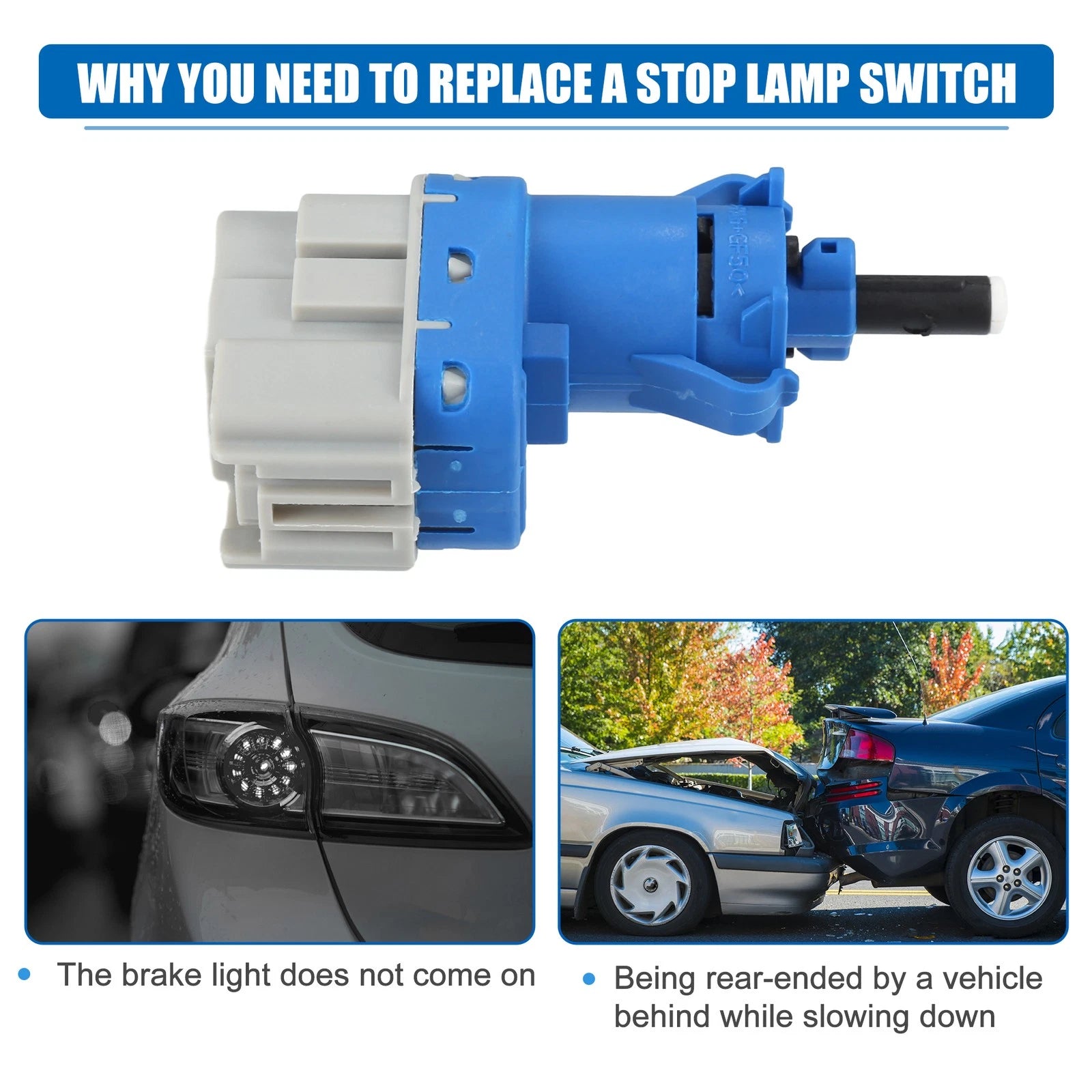 Stop Lamp Switch Assembly for Ford Fusion (2006–2012) No. 7E5Z13480A