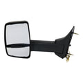 Towing Mirror for Ford E-150 Econoline (1992–2002) Left with Signal Light Black