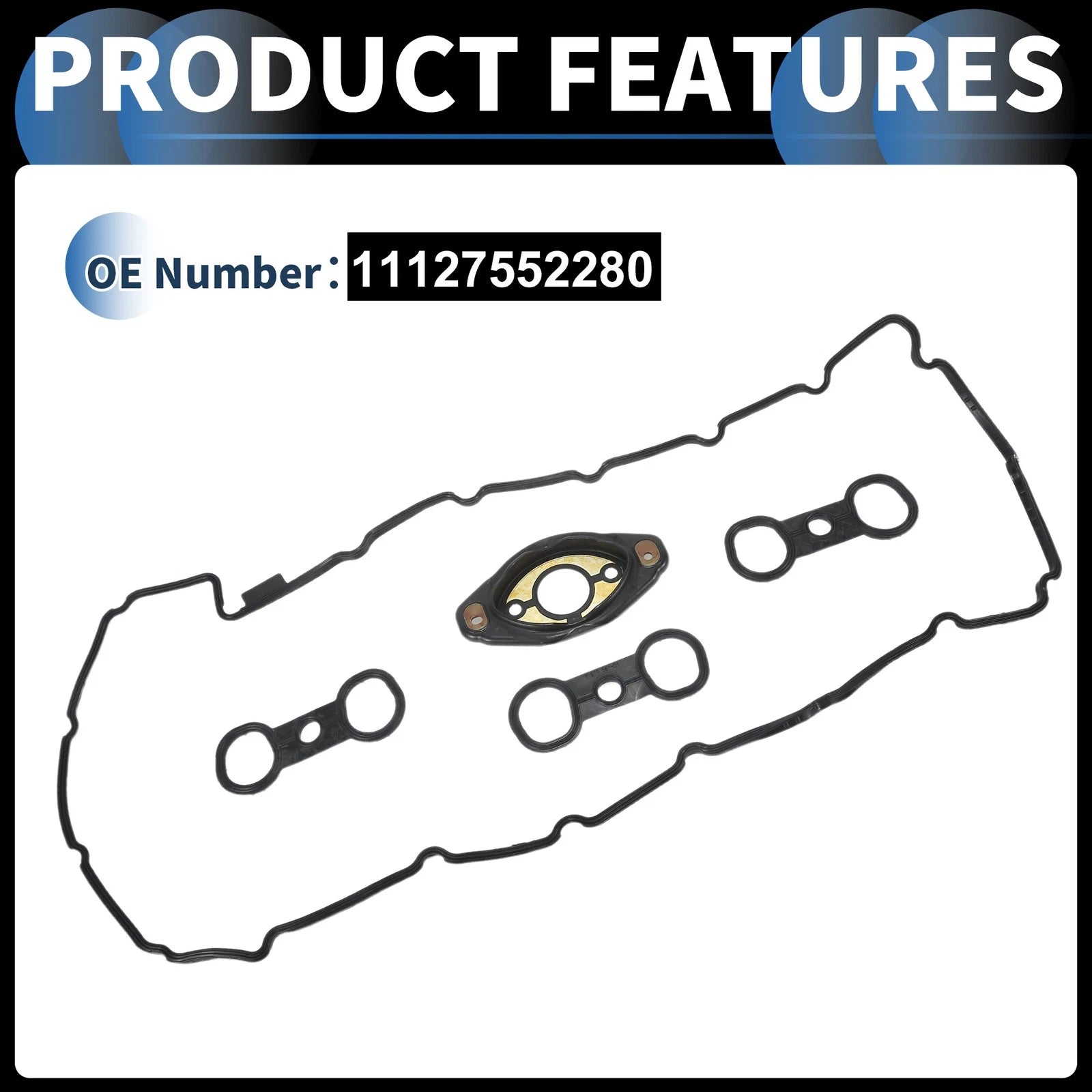 Valve Cover Gasket No. 11127552280 for BMW 128i (2008–2013)