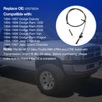 Transmission Kickdown Cable for Dodge Diesel Pickup (1994-1998)