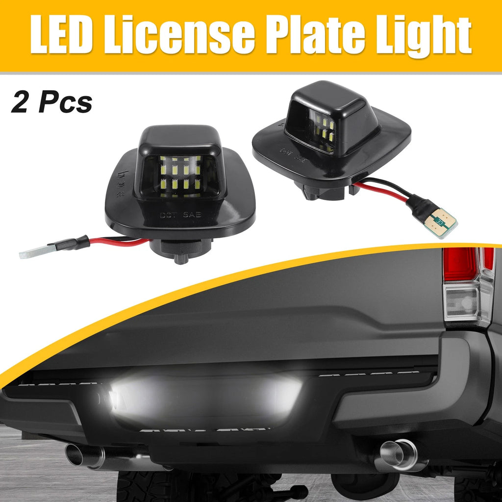 2X LED License Plate Light for Chevy C1500 (6000K White Light)