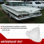 2X Rear Clear Lens Backup Tail Light for Chevrolet Impala Bel Air Biscayne El Camino (1960–1961)