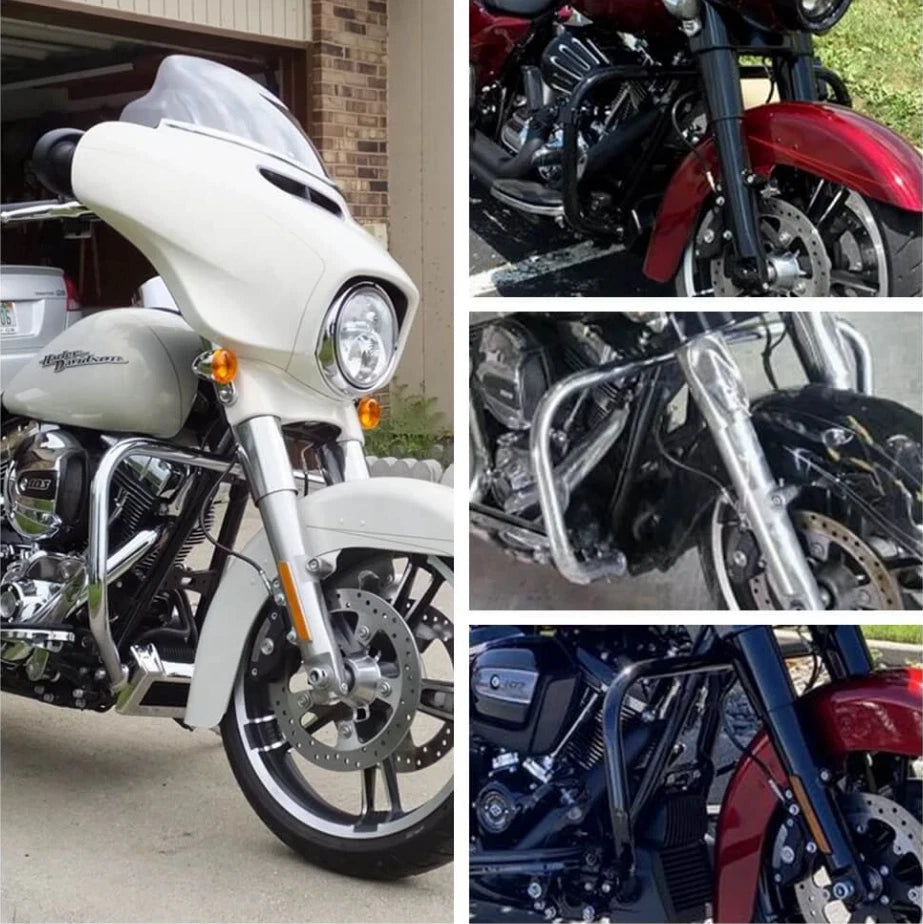 1 1/4" Highway Engine Guard Crash Bar for Harley Touring Street Glide (2009–2024)