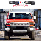 LED Halo Projector Headlights for Toyota FJ Cruiser (2007–2014)