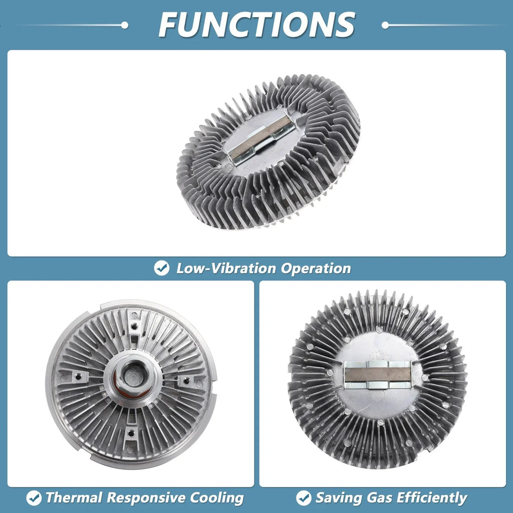 Engine Cooling Fan Clutch for BMW 745i V8 4.4L Petrol Sedan (2002-2005)