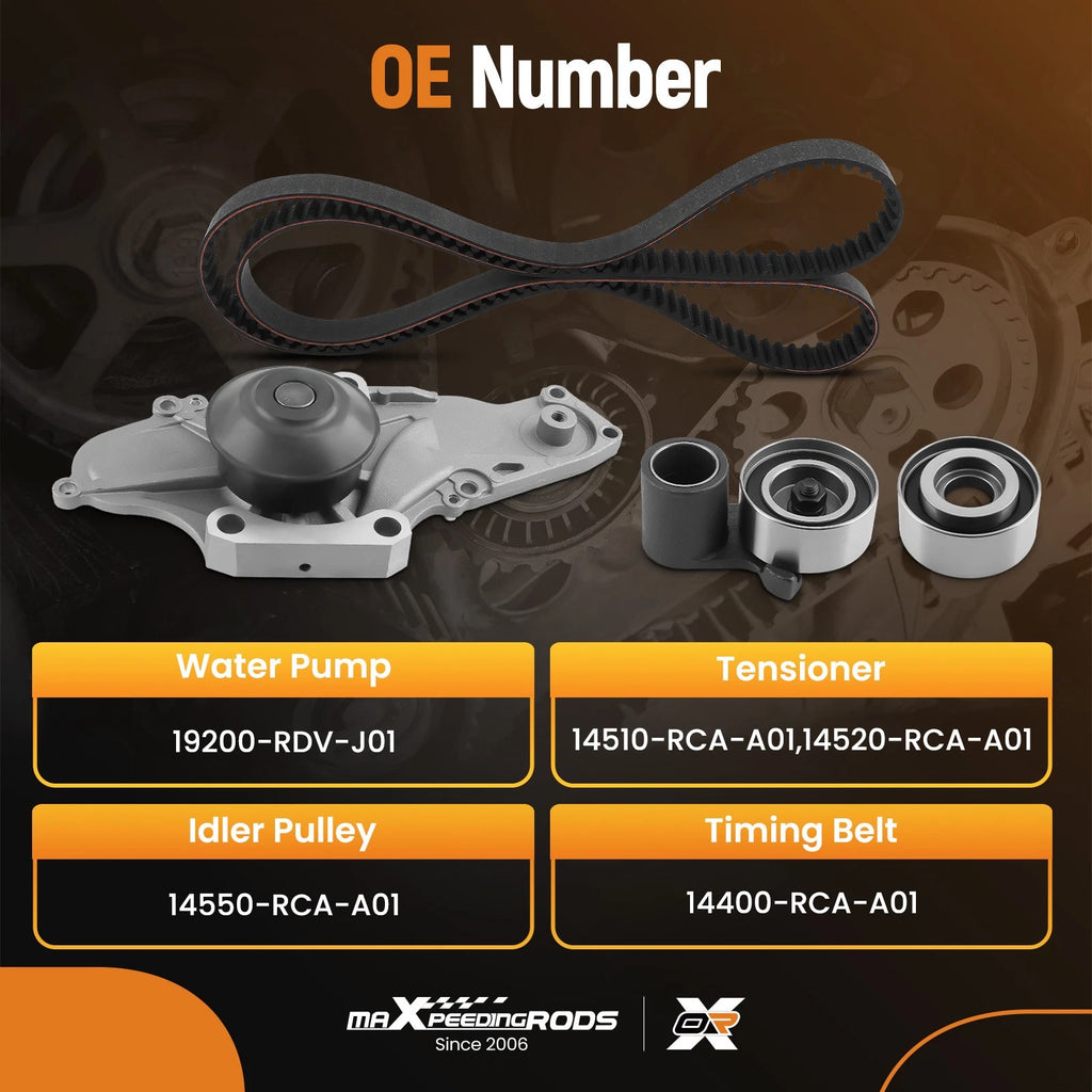 Timing Belt Kit & Water Pump for Acura TL MDX Honda Accord (1999–2004)
