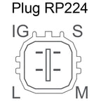 Alternator Toyota Prado GRJ120 V6 4.0L 1GR-FE Petrol (2003–2009)